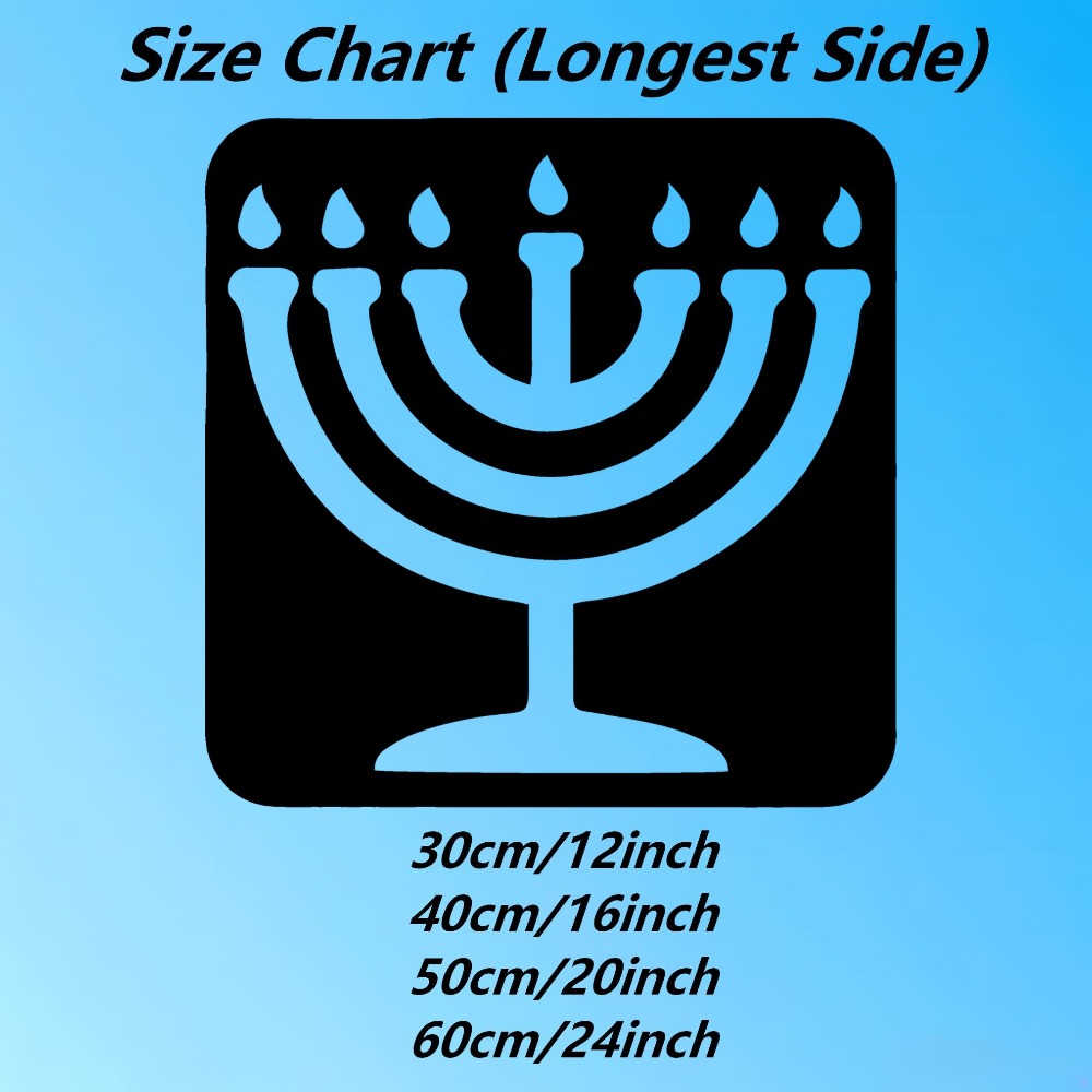 Home Decor - CIFBUY Menorah Vintage in Metallo, Decorazione
