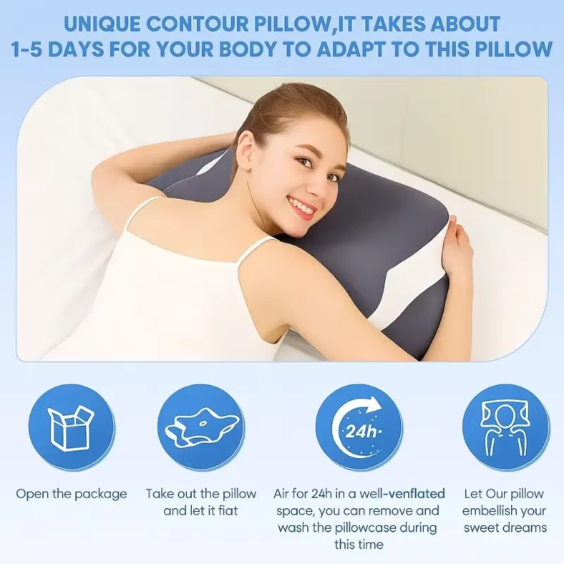 Cuscino cervicale in memory fo - Anti Snore Contour Pillow recensione e prezzo