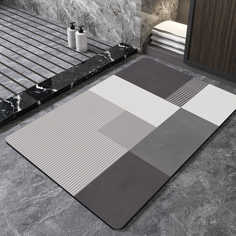 Nordic geometrico diatomea tap - Quick Dry Diatomite Bath Mat recensione e prezzo