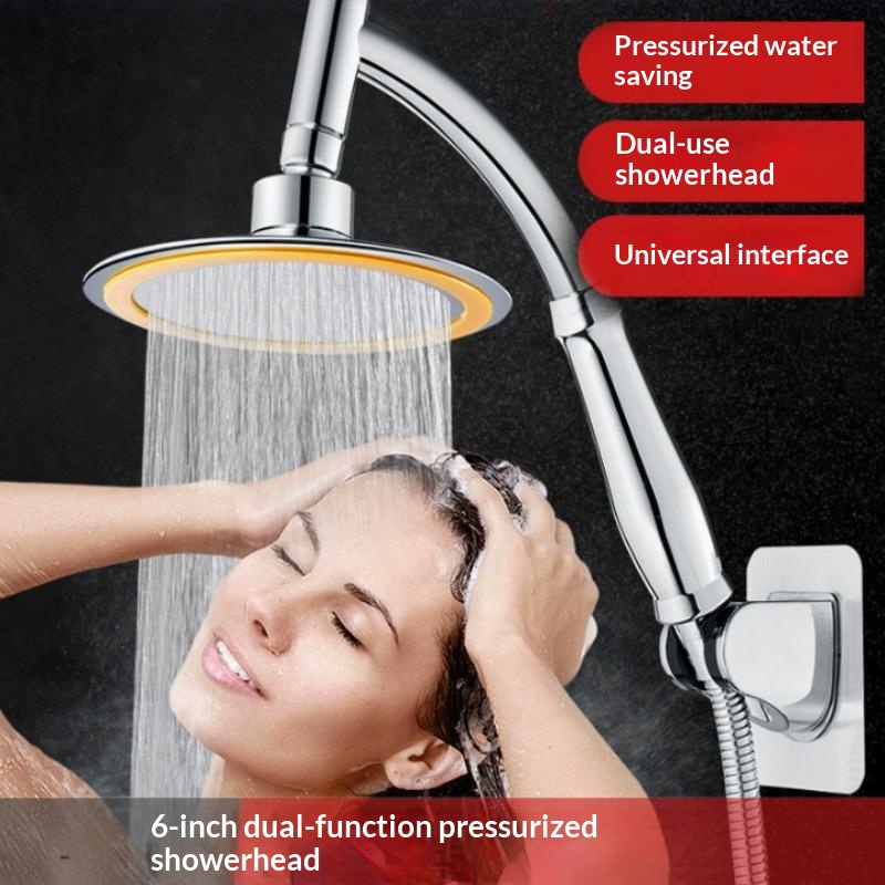 Soffione Doccia Rotondo da 6 P - High Pressure Shower Head Handheld recensione e prezzo