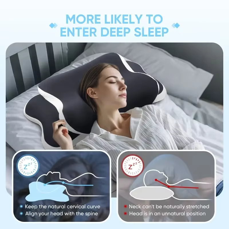 Cuscini in Memory Foam a Forma - Memory Foam Orthopedic Pillow Neck Pain recensione e prezzo