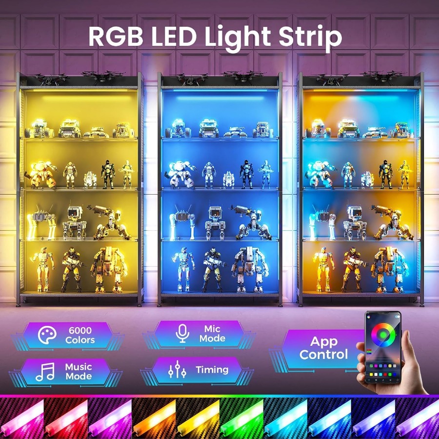Vetrina a 4 ripiani con ripian - Lighting recensione e prezzo